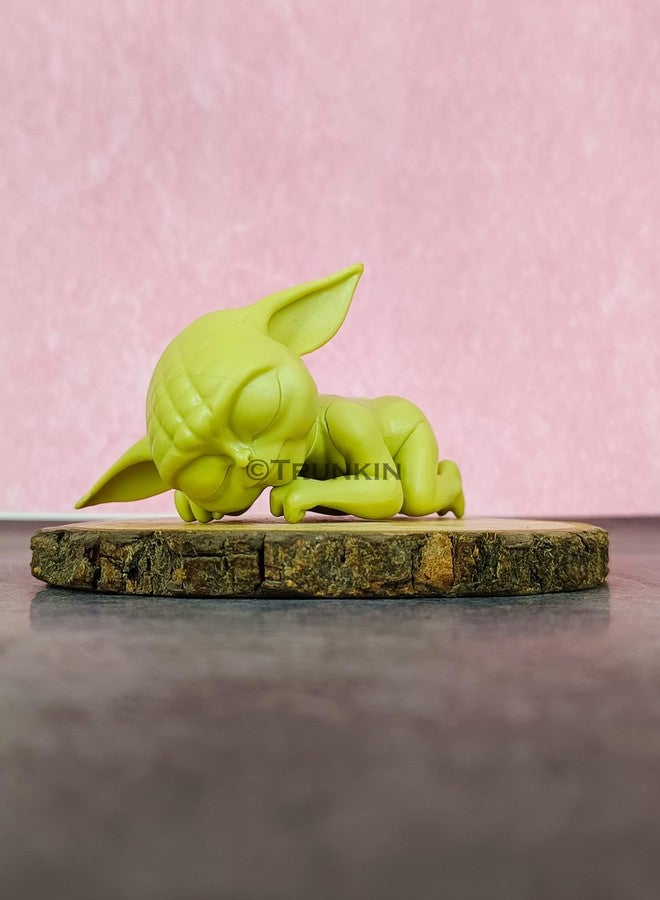 Trunkin Star Wars Yoda Baby The Child Sleeping Position PVC 9CM Action Figure for Collection - Image 2